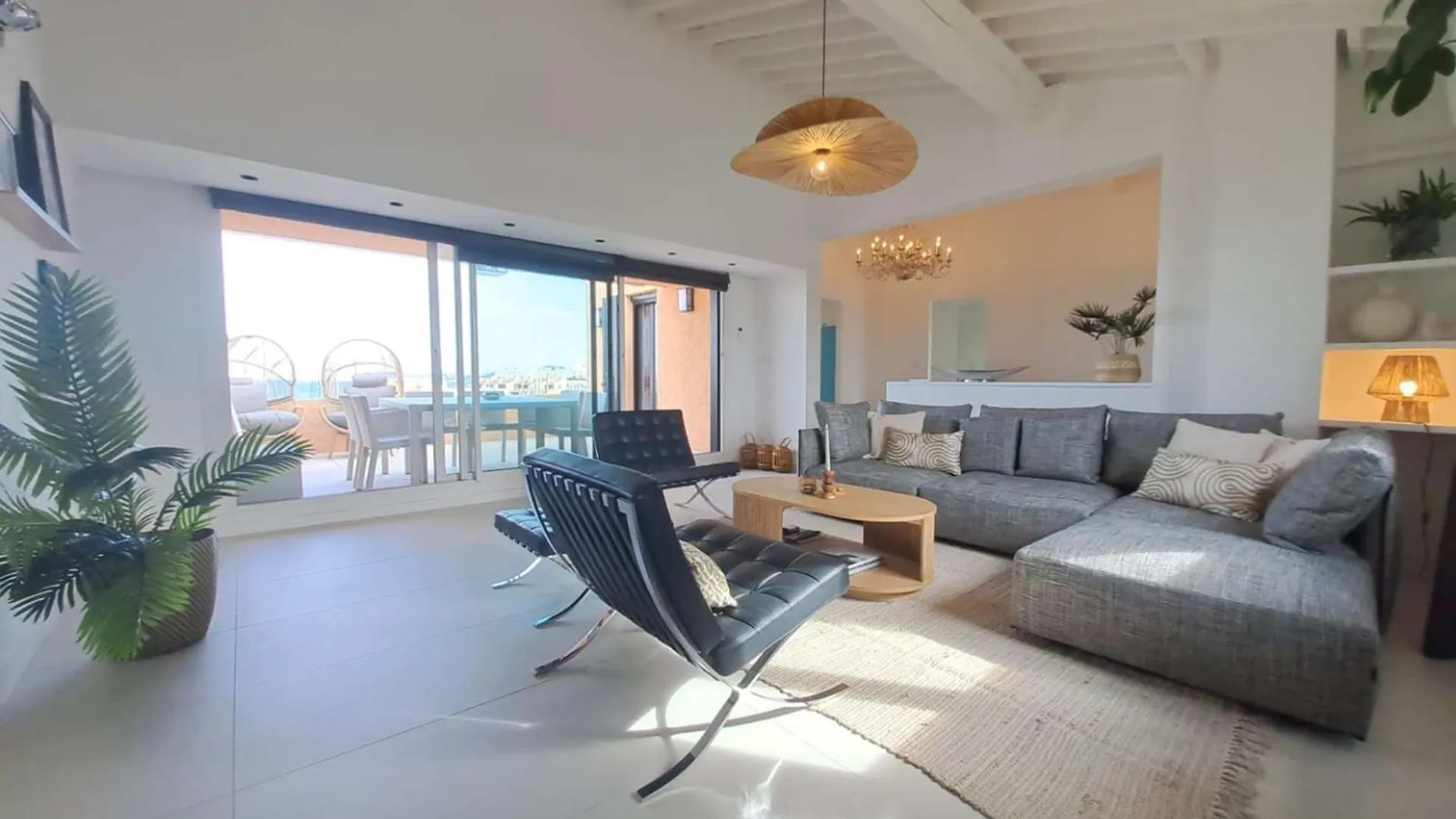 Lägenhet Marcogevi - Superbe Duplex Avec Vue Mer Et Saint-Tropez Cogolin
